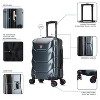 DUKAP Zonix Carry On Lightweight Hardside Spinner 20" Suitcase - Green - 2 of 4