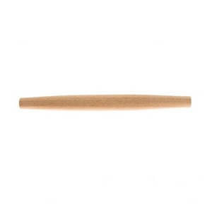 Winco French Rolling Pin, Tapered, Wood, 20" L - 1 of 3