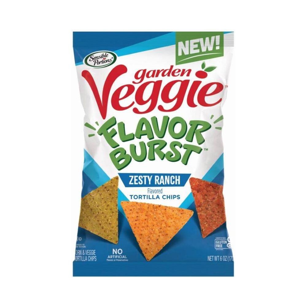 - sensible portions garden veggie flavor burst tortilla chips ranch - 6oz box 6 best ifusted by 21jul 25