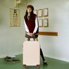 20"/24"/28" 3 pcs/set in ABS 360～ Spinner Wheel Luggage, Carry on Suitcase with Cup Holder & USB Port - 3 of 4