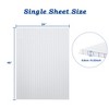Aoodor 6Pcs Polycarbonate Greenhouse Panels, Waterproof, UV Protected Reinforced Twin-Wall Clear Sheets for Durability - 3 of 4