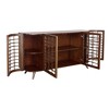 Treasure Trove Accents 4 Door Credenza Manchester Brown - 3 of 4