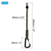 Unique Bargains Adjustable Camping Hiking Paracord Carabiner Braided Lanyards 2 Pcs 10" - 2 of 4