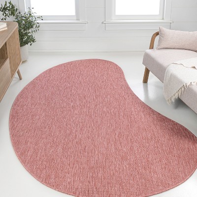 JONATHAN Y Evan Modern Rustic Organic Curve Indoor/Outdoor Area Rug