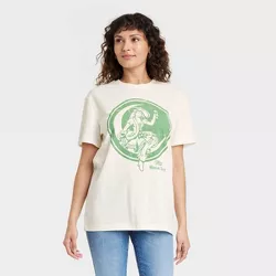 Women's Miller Lite Oversized Short Sleeve Graphic T-Shirt - Ivory
