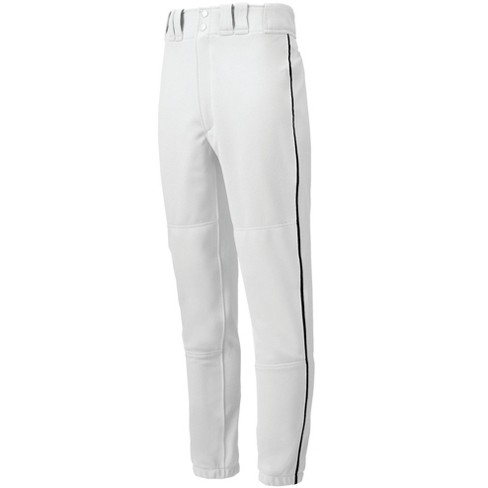 Mizuno Premier Piped Baseball Pant - Small - Grey / Black