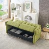 NicBex 83" Loveseat,Modern Flannelette Loveseat Sofa with Pull-up Storage Space,2-Seater Couch for Living Room,Bedroom,Apartment - 2 of 4
