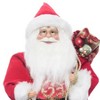 Season's Designs 18" Red and Gold Standing Santa with Bell Hanging Figurine Christmas Decor for Indoor Use, Perfect for Mantel and Tabletop Plastic, - 3 of 4