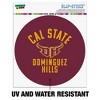 California State University Dominguez Hills Toros Logo Automotive Car Window Locker Circle Bumper Sticker - 2 of 4