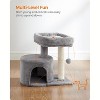 Heybly Cat Tree Tower with Sisal Scratching Post, Cat Condo with Padded Perch, for Small Spaces, Kittens - 3 of 4