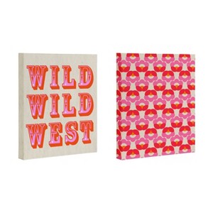 Deny Designs: 8"x10" Showmemars Wild West Canvas, Modern UV Resistant Ink, Set of 2 Wall Arts - 1 of 4