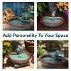 Sunnydaze 7"H Electric Glazed Ceramic Fish Outdoor Water Fountain - 4 of 4