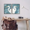 Stupell Industries Nautical Cranes Bird Portraits Abstraction Black Framed Giclee Art - 2 of 4