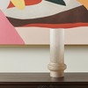 HomeRoots 16" Off White And Gold Metal Cylinder Table Vase - 2 of 4