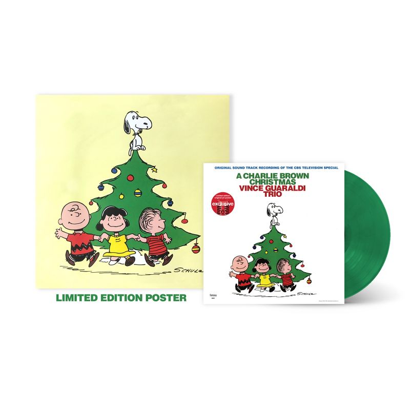 Vince Guaraldi Trio &#8211; Charlie Brown Christmas (Target Exclusive, Green Vinyl) w/ Poster, 2 of 3
