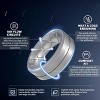 Men's 8mm Silicone Wedding Rings - 2mm Thick Breathable Multipack (1/4/6-Pack) - 2 of 4