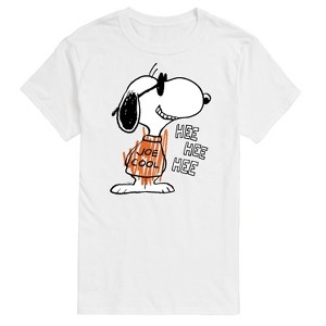 Men's - Peanuts - Joe Cool Hee Hee Hee Short Sleeve Graphic T-Shirt - 1 of 4