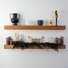 Nearly Natural 4-ft Artificial Real Touch Halloween Black Norfolk Island Pine Garland with Natural Look - 2 of 4