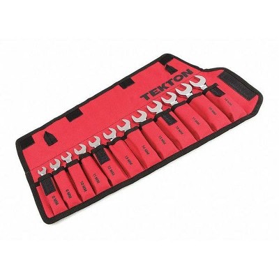Tekton  Stubby Comb Wrench Set,8-19mm 12 pcs. WRN01190