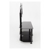 AVF TV Stand for TVs up to 60" with TV Mount Black: Tempered Glass Shelving, Metal Frame, Integrated Mount - 2 of 4