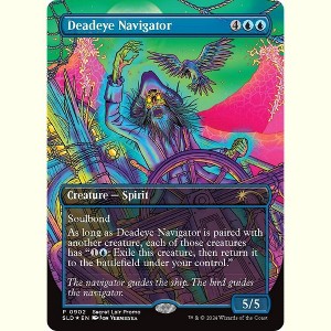 Magic the Gathering Secret Lair Promo Card - Deadeye Navigator (Rainbow Foil) - 1 of 1