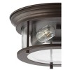 13.25" LED Metal/Glass Sconce Oil Rubbed Bronze - Jonathan Y: ETL Listed, Dimmable, 2-Light Fixture - 4 of 4