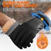 Sportneer Winter Waterproof Ski Snow Warm Gloves for Women Men, Windproof Cold Weather Thermal with Touchscreen Fingers - 2 of 4