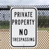 Unique Bargains Waterproof Reflective Garden Private Property - No Trespassing Sign 2 Pcs - 4 of 4