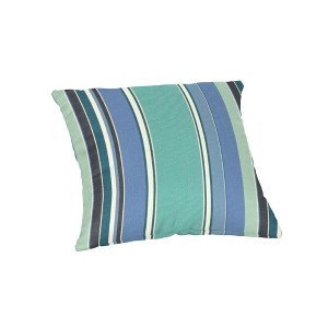 Casual Cushion Stripe Sunbrella Fabric 1-Piece Indoor/Outdoor Square Throw Pillow - 1 of 4