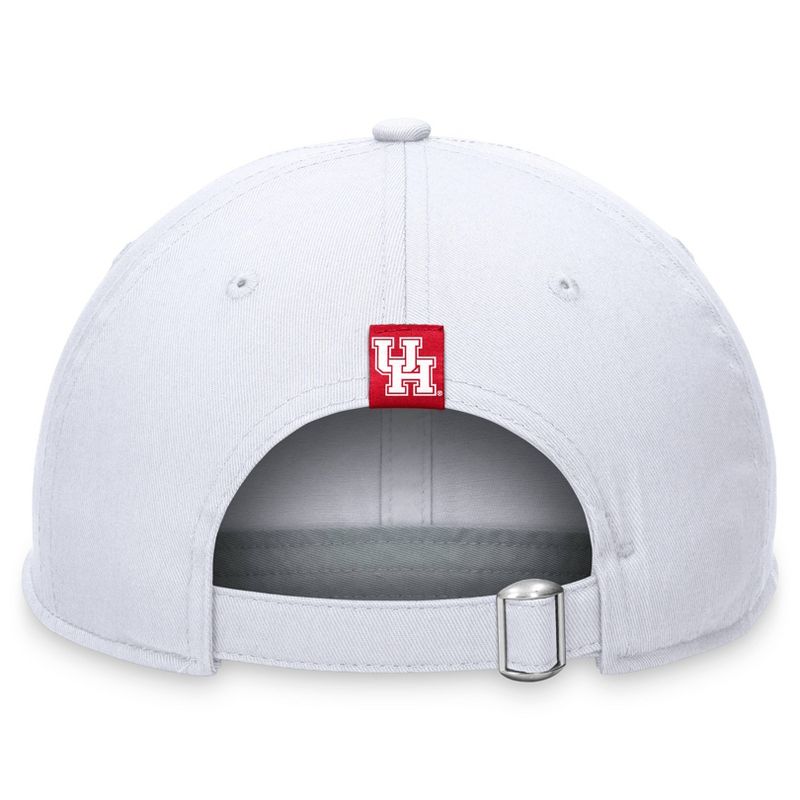 NCAA Houston Cougars Unstructured Washed Cotton Twill Hat - White, 4 of 5