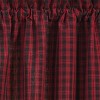 Park Designs Black Bear Red Dawn Swags Pair 72" x 36" - 3 of 4