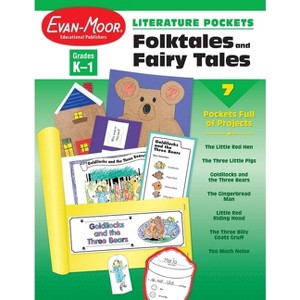 Literature Pockets: Folktales & Fairy Tales, Kindergarten Grade 1 Teacher Resource - by  Evan-Moor Educational Publishers (Paperback) - 1 of 1
