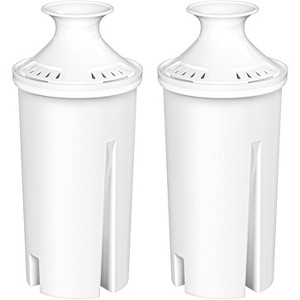 Fil-Fresh 2-Pack Filter Replacements for Brita Water Pitchers and Dispensers, Mercury, Copper, Zinc, BPA free, Lasts 2 Months or 40 Gallons - 1 of 4