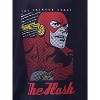 DC Boys' Classic The Flash The Crimson Comet Raglan Sleep Pajama Set Black - 3 of 4