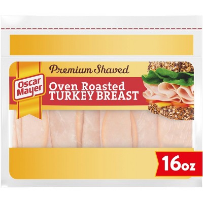 Oscar Mayer Premium Shaved Oven Roasted Turkey Breast - 16oz