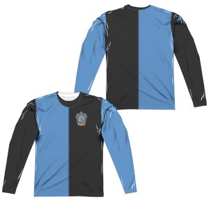 Men's Harry Potter Ravenclaw Split Uniform Long Sleeve Costume T-Shirt - 1 of 4