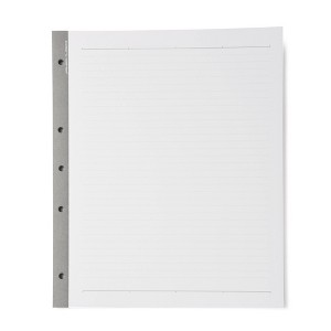 Russell+Hazel Signature Smartdate Filler Paper Charcoal: Loose Leaf, College Rule, 80 Sheets, 9.125 x 11 Inches, White - 1 of 4