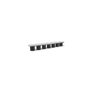 Meridian Furniture,Pavilion Boucle Fabric Bench - 1 of 4