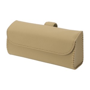 Unique Bargains Universal Car Sunglasses Case Magnetic Storage Box PU 6.69"x1.96" 1 Pcs - 1 of 4