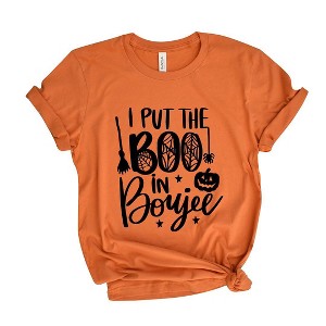 Simply Sage Market Women's I Put The Boo In Boujee Short Sleeve Graphic Tee - 1 of 4