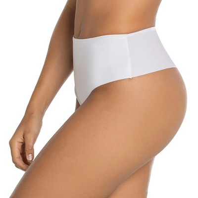 LeSensuel Moderate Compression Thong High-Waisted Underwear Women -