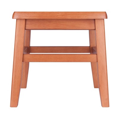 Rustic Gray Solid Wood 12" Conductor Stool Set