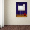 Trademark Fine Art -Daniel Patrick Kessler 'Trouble' Canvas Art - 3 of 3