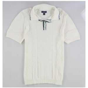 Club Room Mens Textured Front Polo Shirt - 1 of 2