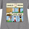 - Peanuts - Good Grief Comic Graphic Short Sleeve Fleece Dress - 2 of 4