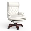 Executive Office Chair with Footstool, Ergonomic Design High Back Reclining Comfortable Desk Chair - 2 of 4