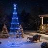 Northlight LED Lighted Show Cone Christmas Tree Outdoor Decoration - 12' - Blue Lights - 4 of 4