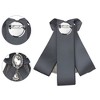 Elerevyo Women's Ribbon Rhinestone and Pearl Accessories Bow Tie - 3 of 4