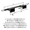 Amerock Bronx Wall Mounted Towel Bar - 3 of 4