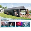 AMERLIFE Inflatable Nightclub Tent, Black Portable Gazebo with Dual Doors, Logo Panel - 4 of 4